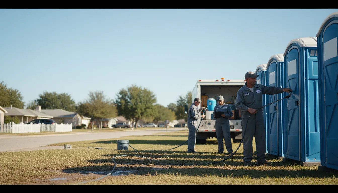Long-Term Portable Toilet Rental in Green Camp, OH near me